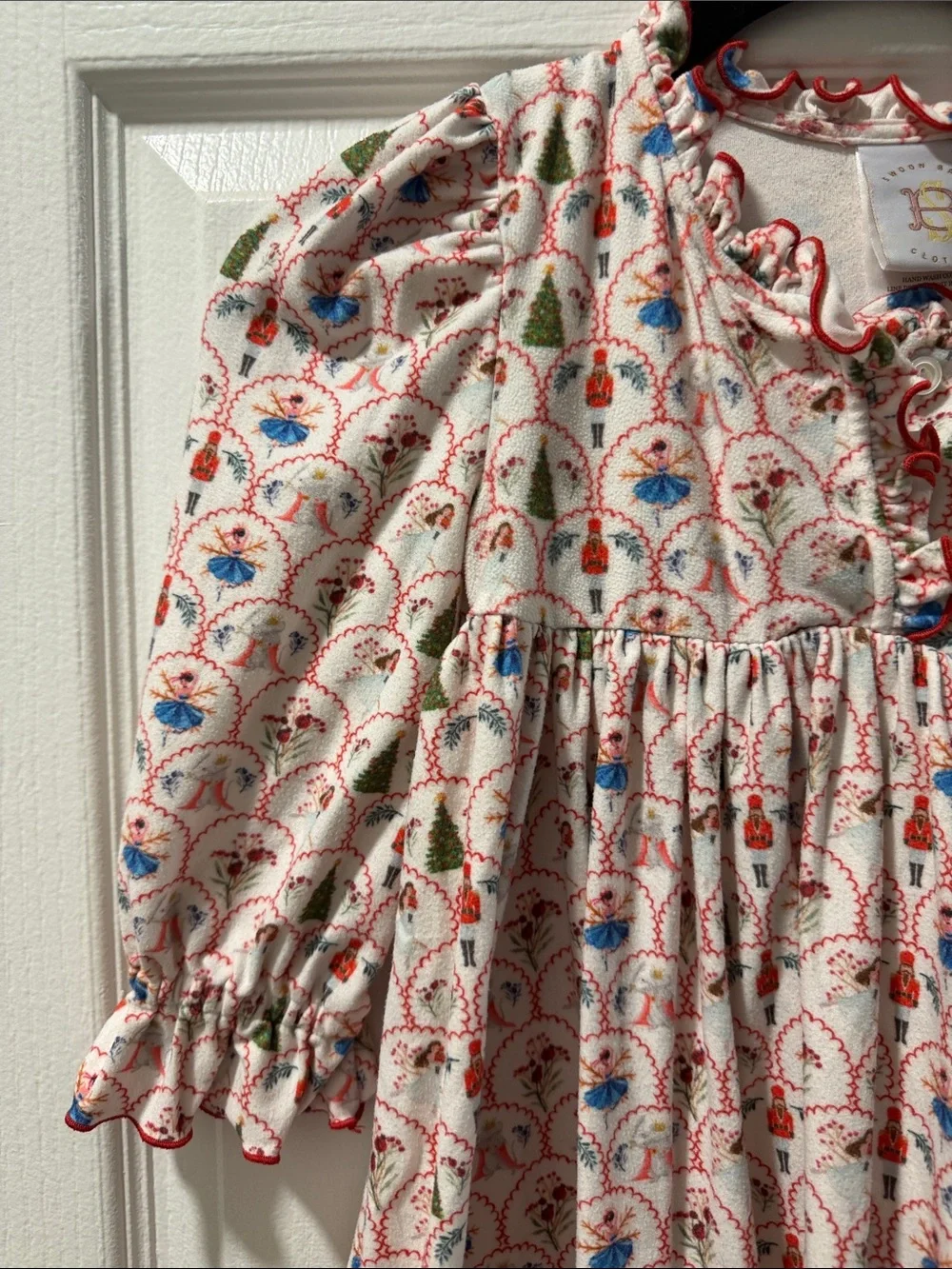 Swoon Baby Floral Button-Front Ruffle Dress Size 4